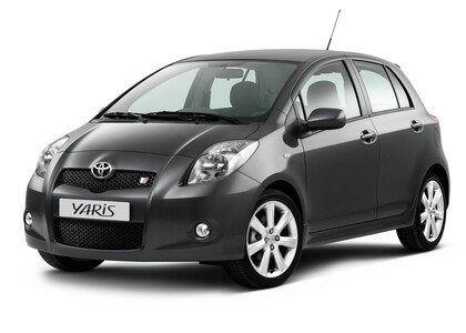 Ворсовые коврики на Toyota Yaris II 2005 - 2011 в Мытищах