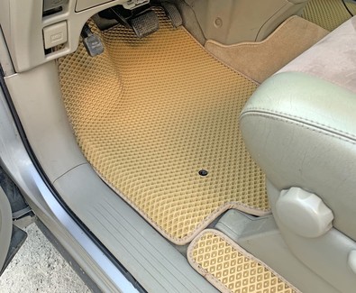 Ворсовые коврики на Toyota Previa (XR30, XR40) 2000 - 2007 в Мытищах