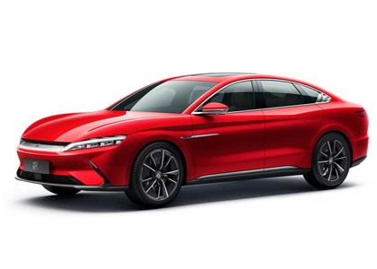 Ворсовые коврики на BYD Han EV 2020 - 2025 в Мытищах