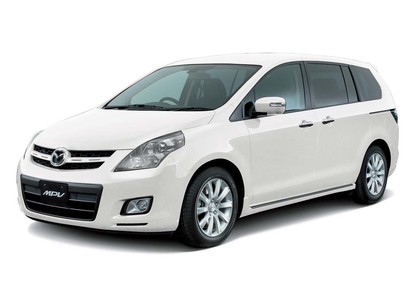 Ворсовые коврики на Mazda MPV III 2006 - 2016 в Мытищах