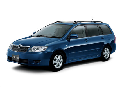 Ворсовые коврики на Toyota Corolla Fielder (E12) 2001 - 2006 в Мытищах