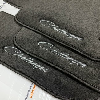 Ворсовые коврики на Dodge Challenger III 2008 - 2023 в Мытищах