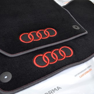 Ворсовые коврики на Audi S6 (C5) 1999 - 2004 в Мытищах