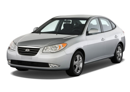 Ворсовые коврики на Hyundai Elantra 4 (HD) 2006 - 2011 в Мытищах