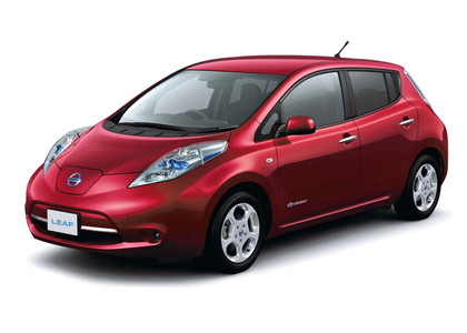 Ворсовые коврики на Nissan Leaf (AZE0) 2012 - 2017 в Мытищах