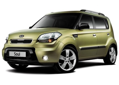 Ворсовые коврики на KIA Soul I 2009 - 2013 в Мытищах