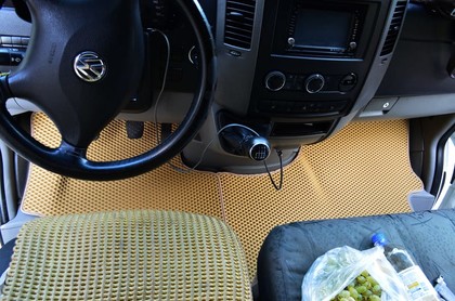 Ворсовые коврики на Volkswagen Crafter I 2006 - 2017 в Мытищах
