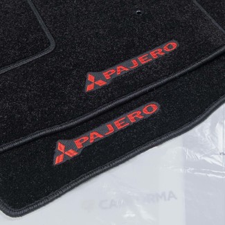 Ворсовые коврики на Mitsubishi Pajero III 1999 - 2006 в Мытищах