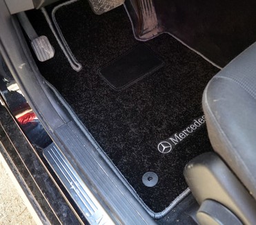 Ворсовые коврики на Mercedes GLK (X204) 2008 - 2015 в Мытищах