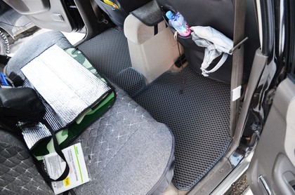 Ворсовые коврики на Mitsubishi Pajero Sport I 1998 - 2009 в Мытищах