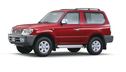 Ворсовые коврики на Toyota Land Cruiser Prado 90 1996 - 2002 в Мытищах