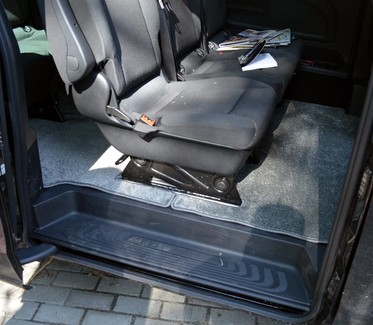 Ворсовые коврики на Mercedes V-класс (W447) 2014 - 2025 в Мытищах