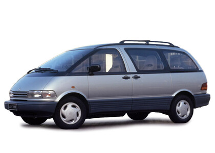 Ворсовые коврики на Toyota Previa (XR10, XR20) 1990 - 2000 в Мытищах