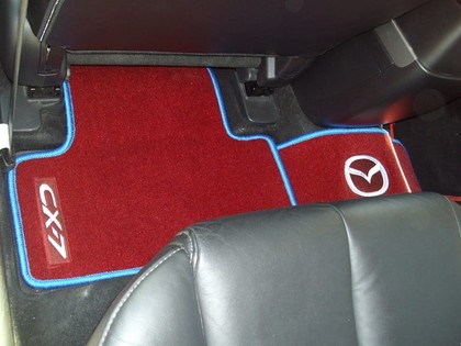 Ворсовые коврики на Mazda CX7 2006 - 2012 в Мытищах