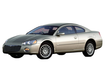 Ворсовые коврики на Chrysler Sebring II Coupe 2000 - 2006 в Мытищах