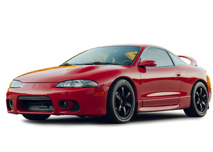 Ворсовые коврики на Mitsubishi Eclipse II 1994 - 1999 в Мытищах