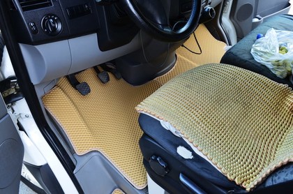 Ворсовые коврики на Volkswagen Crafter I 2006 - 2017 в Мытищах