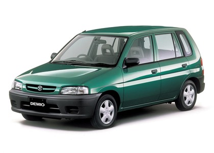 Ворсовые коврики на Mazda Demio I (DW) 1996 - 2002 в Мытищах