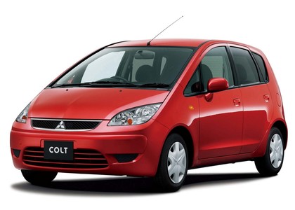 Ворсовые коврики на Mitsubishi Colt VI 2002 - 2012 в Мытищах