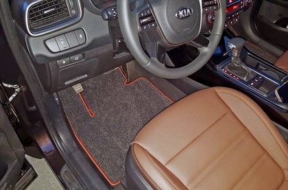 Ворсовые коврики на KIA Sorento III Prime 2015 - 2020 в Мытищах