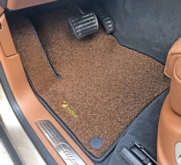 Ворсовые коврики на Porsche Cayenne II 2010 - 2018 в Мытищах