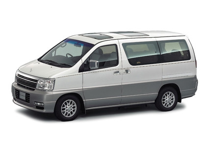 Ворсовые коврики на Nissan Elgrand (E50) 1997 - 2002 в Мытищах