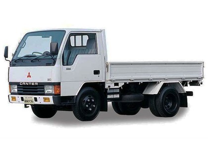 Ворсовые коврики на Mitsubishi Fuso Canter V узкая кабина 1984 - 1995 в Мытищах