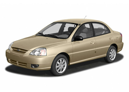 Ворсовые коврики на KIA Rio I 2000 - 2005 в Мытищах
