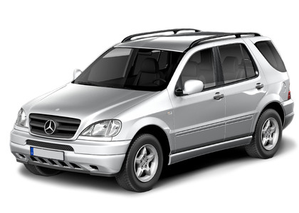 Ворсовые коврики на Mercedes ML (W163) 1997 - 2005 в Мытищах