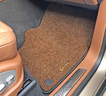 Ворсовые коврики на Porsche Cayenne II 2010 - 2018 в Мытищах