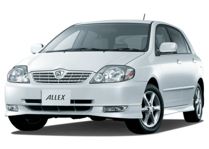 Ворсовые коврики на Toyota Allex 2001 - 2006 в Мытищах