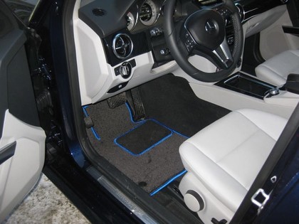 Ворсовые коврики на Mercedes GLK (X204) 2008 - 2015 в Мытищах