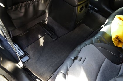 Ворсовые коврики на Infiniti QX70 2013 - 2019 в Мытищах