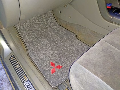 Ворсовые коврики на Mitsubishi Galant VIII 1996 - 2005 в Мытищах