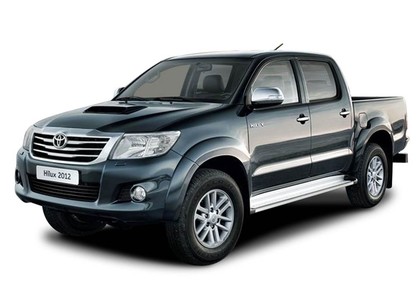 Ворсовые коврики на Toyota Hilux VII 2008 - 2015 в Мытищах